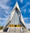 Full on Facade of the Chapel at the United States Air Force Academy