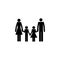 full-fledged family icon. Element of a happy family icon. Premium quality graphic design icon. Signs and symbols collection icon f