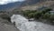 Full-flowing mountain Nepal river