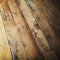 Full frame close up texture of old wooden floorboards