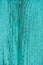 full frame of grungy turquoise wooden texture