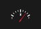 Full fuel gauge icon. vector illustration concept