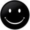 Full hd Emotion happy black face button