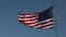 Full HD Left Facing American Flag Slow Motion Waving In Wind