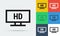 Full HD monitor icon