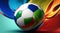 full hd sports wallpaper, sports banner, soccer ball on abstract background, soccer ball background