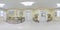 full hdri 360 panorama in preoperative room or sanitary unit of medical center hospital with modern equipment in dentistry clinic