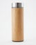 Full length brown color aluminium waterbottle.