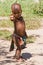Full length of cute Himba boy
