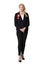 Full Length Portrait Of Female Politician Wearing Red Rosette