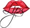 Full lips logo