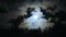 Full Moon and Clouds 04