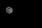 Full moon and dark sky