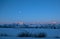 Full Moon at Grand Teton National Park in Winter, Wyoming