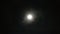Full Moon Illuminating Clouds at Night