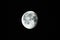 Full moon at night /  The Moon is an astronomical body that orbits planet Earth, being Earth's only permanent natural