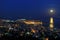 Full moon night over Kavala