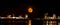 Full Moon over Atlantic City New Jersey