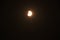 Full moon with partial eclipse