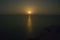 The full moon rise over the Black sea 2