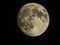 Full moon stack dark night sky. The full moon is lunar phase when It appears fully illuminated from Earth`s perspective. It occurs