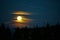 Full November Moon over Holland MI