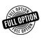 Full Option rubber stamp