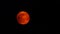 Full Red Moon, Rare astronomical phenomenon, Scary Night Footage