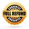 Full refund guarantee seal