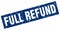 full refund stamp