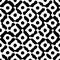 Full Seamless Damaged Decorative Pattern Vector. Classic Black and White Design Fabric Print Background