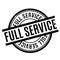 Full Service rubber stamp