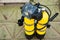 Full set of scuba diving equipment