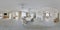 full spherical seamless 360 hdri panorama view in interior of vip living room hall in apartment with dining group table and