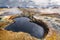 Full of sulfur and steam geothermal area, Iceland