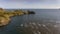 Full tide at Three Cliffs Bay South Wales