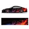 Full wrap racing car abstract vinyl sticker graphics kit