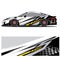 Full wrap racing car abstract vinyl sticker graphics kit