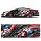 Full wrap racing car abstract vinyl sticker graphics kit
