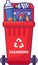 Fulled Transportable Hazardous Waste Container