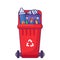 Fulled Transportable Hazardous Waste Container