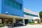 FULLERTON CALIFORNIA - 22 MAY 2020: Closeup of the Kinesiology and Health Sciences building on the campus of California State