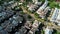 FULLHD Bali Residential Roundabout Aerial