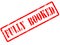 Fully booked - Rubber Stamp on White Background