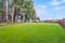Fully fenced grass filled backyard with lots of space