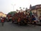 Fully Load and over load of Crowded Indian People in the truck,Kolkata City, INDIA , 11th APRIL 2013