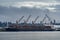 Fully Loaded Logging Ship, Olympia Washington