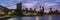 Fulton Ferry Park Twilight Panorama