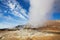 Fumarole Field in Namafjall Geothermal Area, Hverir,