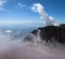 Fumarole between the lava in Avachinsky Volcanoâ€™s crater